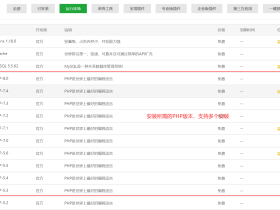 宝塔面板更换网站PHP版本教程